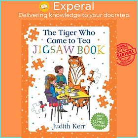 Sách - The Tiger Who Came To Tea Jigsaw Book by Judith Kerr (UK edition, hardcover)