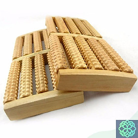 Mua Bàn Mát Xa Gỗ 5 Hàng - Bàn massage gỗ bàn chân 5 hàng