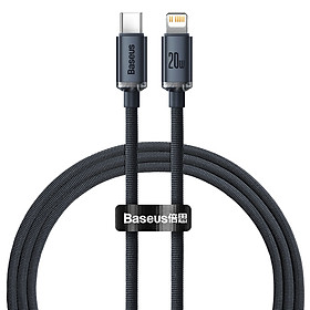 Mua Cáp sạc nhanh 20W hiệu Baseus Crystal Shine Series Type-C to iPhone dài 2m - Hàng chính hãng - 2M