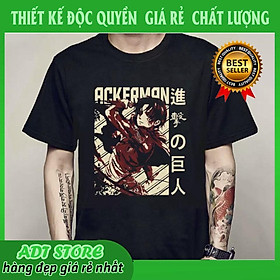 HOT Áo Phông Attack on Titan anime manga Levi Ackerman mẫu mới cực chât