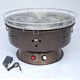 Mua Bếp nướng than hoa nam hồng BN300 Có sạc đổi nguồn 6V - Giao mầu ngẫu nhiên