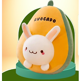 Thú nhồi bông bơ tròn Avocado  - Size 35cm - Quà tặng bơ tròn Avocado nhồi bông êm mịn dễ thương - Gối ôm mềm mịn cho bé
