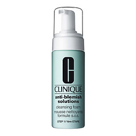 Sữa Rửa mặt hỗ trợ trị mụn dạng bọt Clinique Anti-Blemish Solutions Cleansing Foam 125ml