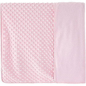 Phạm vi bảo hiểm cotton trẻ em, vùng phủ sóng cực trẻ em ở hai bên, mềm và vỏ em bé du mục Melleux, đa chức năng cho bé gái, 75x100cm, màu hồng