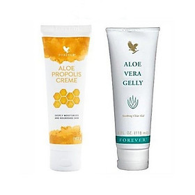 Bộ chăm sóc da thiết yếu  Aloe Propolis Creme (#051)  và Forever Aloe Vera Gelly (#061) -4Oz/tuýp