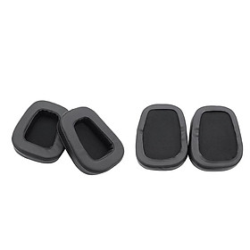 2 Pairs Ear Pads Foam Cushions for Logitech G633 G933 Ear Headphones Headset