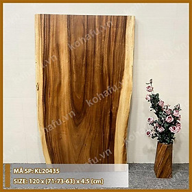 Mua MẶT BÀN ĂN DÀI 1.2M GỖ NGUYÊN TẤM ME TÂY TỰ NHIÊN HIỆN ĐẠI - KL20435