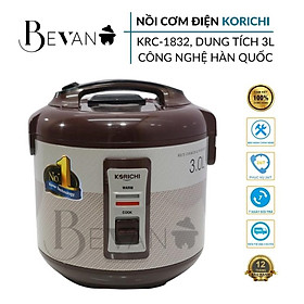 Nồi cơm điện lớn giữ ấm 12 giờ hàng chính hãng Korichi KRC-1832 Bevano