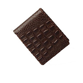 Bóp ví nam dập vân cá sấu Brother Wallet BV092210 - nâu SCL
