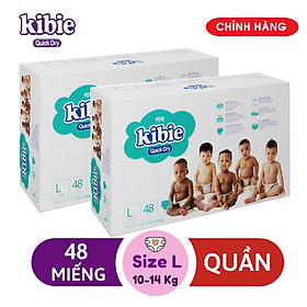 COMBO 2 BỊCH Bỉm Tã quần Kibie Hàn Quốc size L