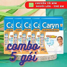 Hình ảnh COMBO 5 GÓI LÓT BỔ SUNG/ MIẾNG LÓT TIẾT KIỆM NGƯỜI LỚN CARYN GÓI 20 MIẾNG MẪU MỚI