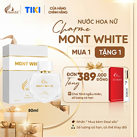 Nước Hoa Nữ Charme Mont White 80ml Chính Hãng – Eau De Parfum – Thanh Lịch, Nữ Tính, Lưu Hương 7–12 Giờ