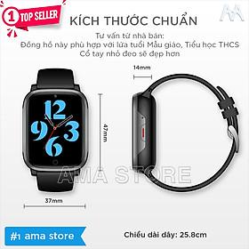 Hình ảnh Đồng hồ Thông minh Lắp sim 4G nghe gọi Nhỏ gọn có Rung Định vị GPS Wifi Chống nước tốt Pin khỏe 700mAh Gọi Video call cho Trẻ em 4 5 tuổi Học sinh Tiểu học cấp 1 2 3 AMA SmartWatch FA83 hàng nhập khẩu