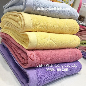 Mua Khăn tắm  khăn lau đầu sợi cotton  xuất dư siêu thấm 40 * 80 cm