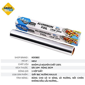 Mua Cuộn giấy bạc nướng nhôm 20 mét KAULUS bọc thực phẩm dùng cho nồi chiên không dầu  lò nướng (NB52)