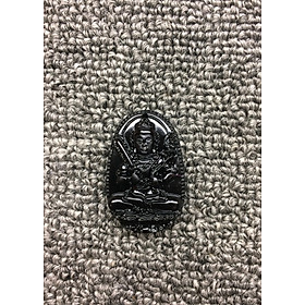 Phật Bản Mệnh Hư Không Tạng Obsidian núi lửa