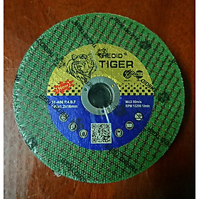 Mua Hộp 100 viên Đá cắt sắt và Inox Tiger 1 tấc màu xanh.