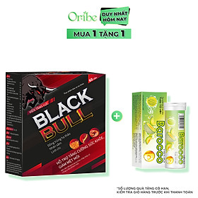 Viên Uống Tăng Cường Sức Khỏe Blackbull Giúp Tỉnh Táo Giảm Stress Mệt Mỏi Hộp 60 Viên