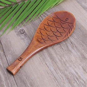 Mua Muỗng Xới Múc Cơm Bằng Gỗ Hình Con Cá