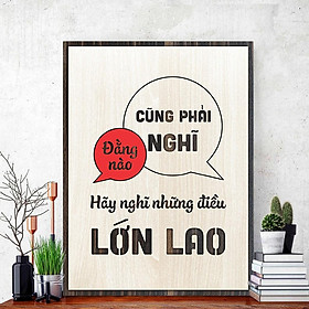 Tranh Trang Trí Phòng Làm Việc TBIG069 tạo động lực mỗi ngày