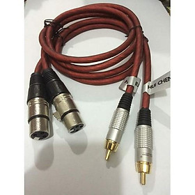 Mua Combo 2 dây jack canon đực  cái ra hoa sen  av dây truyền tín hiệu âm thanh siêu hay