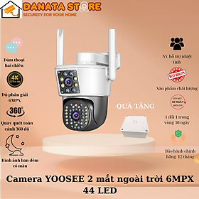 Mua Camera Wifi Yoosee Hai Mắt Xem 2 Màn Hình Cùng Lúc Xoay 360°  Đàm Thoại Hai Chiều  Báo Động Chống Trộm  Chuyên Dụng Ngoài Trời - Hàng Chính Hãng