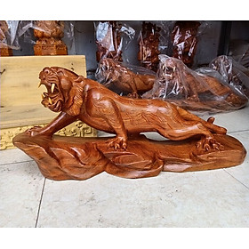 Mua Tượng Con Hổ Gỗ Hương - Dài 30cm  Cao 15cm  Sâu 10cm