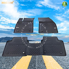 Thảm lót sàn ô tô nhựa TPE Silicon ford Focus 4 Sedan / HB 2019+ Black Nhãn hiệu Macsim