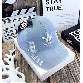 Nón kết, mũ lưỡi trai Adi.das phối vải jeans form đẹp thời trang đường phố siêu đẹp