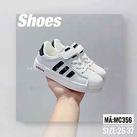 [Ảnh thật]  Giày Thể Thao Trắng Siêu Nhẹ Trẻ em Cao cấp MC356 - Giày đi học