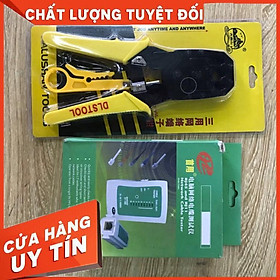 Mua Combo Kìm bấm mạng Vàng/Do cao cấp + test mạng