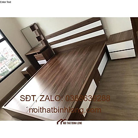 Combo giường ngủ , bàn trang điểm