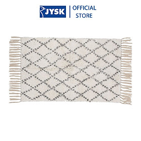 Thảm phòng tắm | JYSK Hallstavik | cotton | màu tự nhiên | R50xD80cm