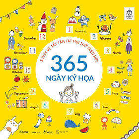 365 Ngày Ký Họa 5 Giây Vẽ Tất Tần Tật Mọi Thứ Trên Đời - Bản Quyền - Tần Trần