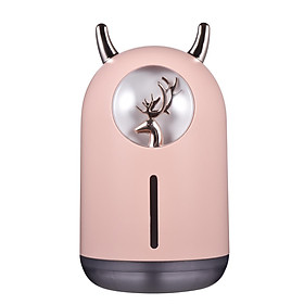 Portable USB Cool Mist Humidifier 600ML Aroma Essential Oil Diffuser with 7 Kinds of LED Light Desktop Air Humidifier for Home Car