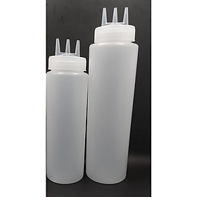 Mua Bình nhựa 3 đầu đựng sữa đặc  đường  xịt tương ớt  chai sốt