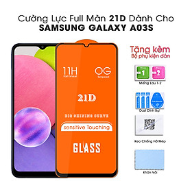 Mua Kính Cường Lực 21D cho Samsung Galaxy A03s Full Keo Màn Hình SIÊU BỀN  SIÊU CỨNG  ÔM SÁT MÁY- HANDTOWN- HÀNG CHÍNH HÃNG