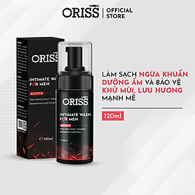 Dung Dịch Vệ Sinh Nam Dạng Bọt Oriss Men - 120ml/chai