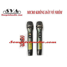 MICRO KHÔNG DÂY LOA KÉO UGX xám - CẶP