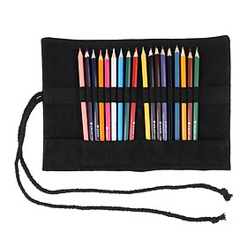 Creative Canvas Large Capacity Color Pencil Bag with Pencil XS