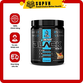 eFlow Nutrition Enrage Black Pre Workout Tăng Sức Mạnh Cơ Bắp Trong Quá