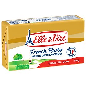 Bơ lạt Elle &Vire 200g 82% béo