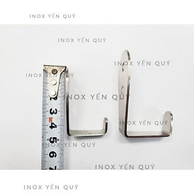 INOX MỜ MÓC TREO QUẦN ÁO ĐƠN MÓC TREO ĐỒ