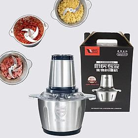 Mua MÁY XAY THỊT ĐA NĂNG CỐI INOX DUNG TÍCH 2 LÍT - LƯỠI KÉP GA