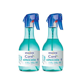 Combo 2 Xịt Loại Bỏ Cặn Bám Cặn Canxi Nước Cứng Nhà Tắm Stanhome Express Shine Care 500ml/chai