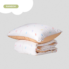 Mua Set Chăn Chần Bông và Vỏ Gối ARIZE On Cloud Rainbow Kid