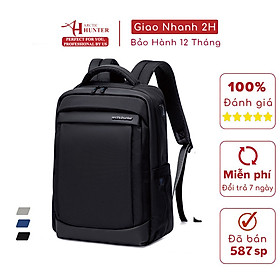 Balo học sinh Arctic Hunter chất liệu Oxford chống nước, có cổng USB - B00478