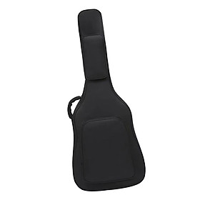 Acoustic Guitar Bag with Pockets Backpack Adjustable Shoulder Strap for Bass