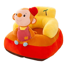 Cute Cartoon Baby Sofa Cover Animal Toy Learn to Sit Gift for Infants