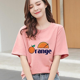 Áo thun Orange unisex tay lỡ form rộng, áo phông nam nữ siêu đẹp thoáng mát – ST207 - babitrendy